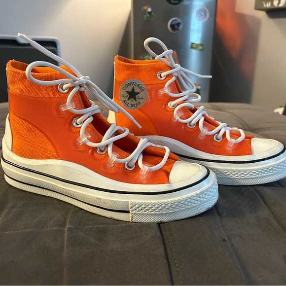 Converse Shoes - Converse Bright Orange High-Tops